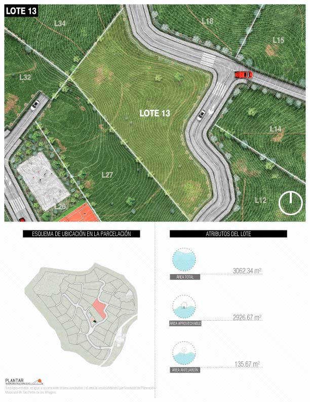 Lote #13 La Colina Inverconstructora Plantar