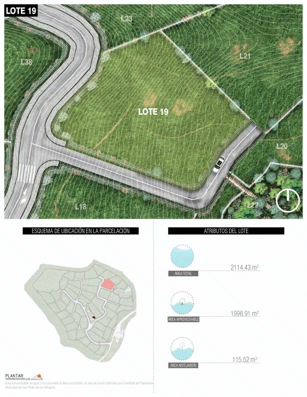 Lote #19 La Colina Inverconstructora Plantar