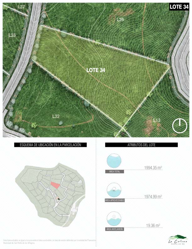 Lote #34 La Colina Inverconstructora Plantar