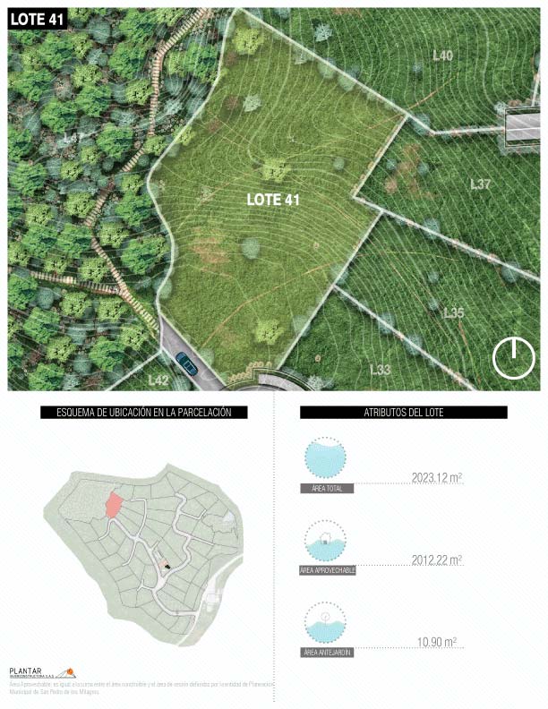 Lote #41 La Colina Inverconstructora Plantar