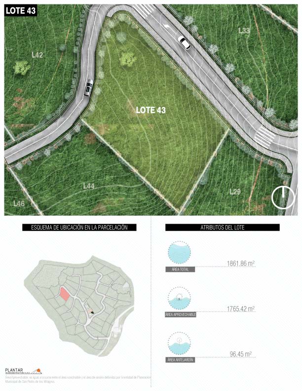 Lote #43 La Colina Inverconstructora Plantar